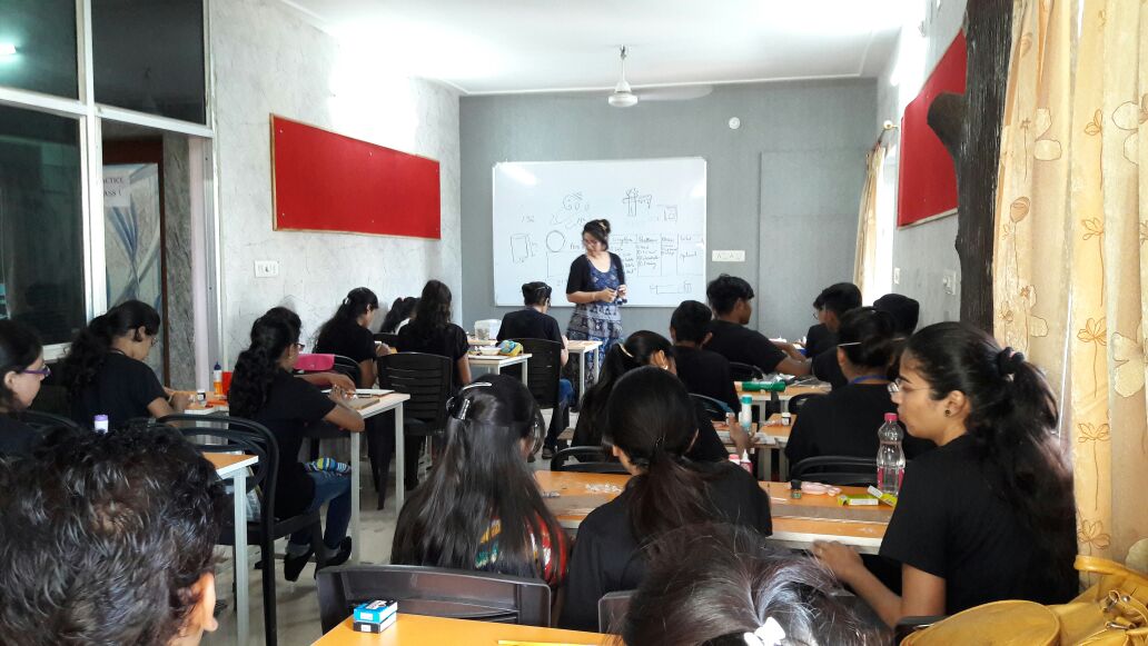 Saturday activities at INSD Bhilai for Fashion and Interior designing students